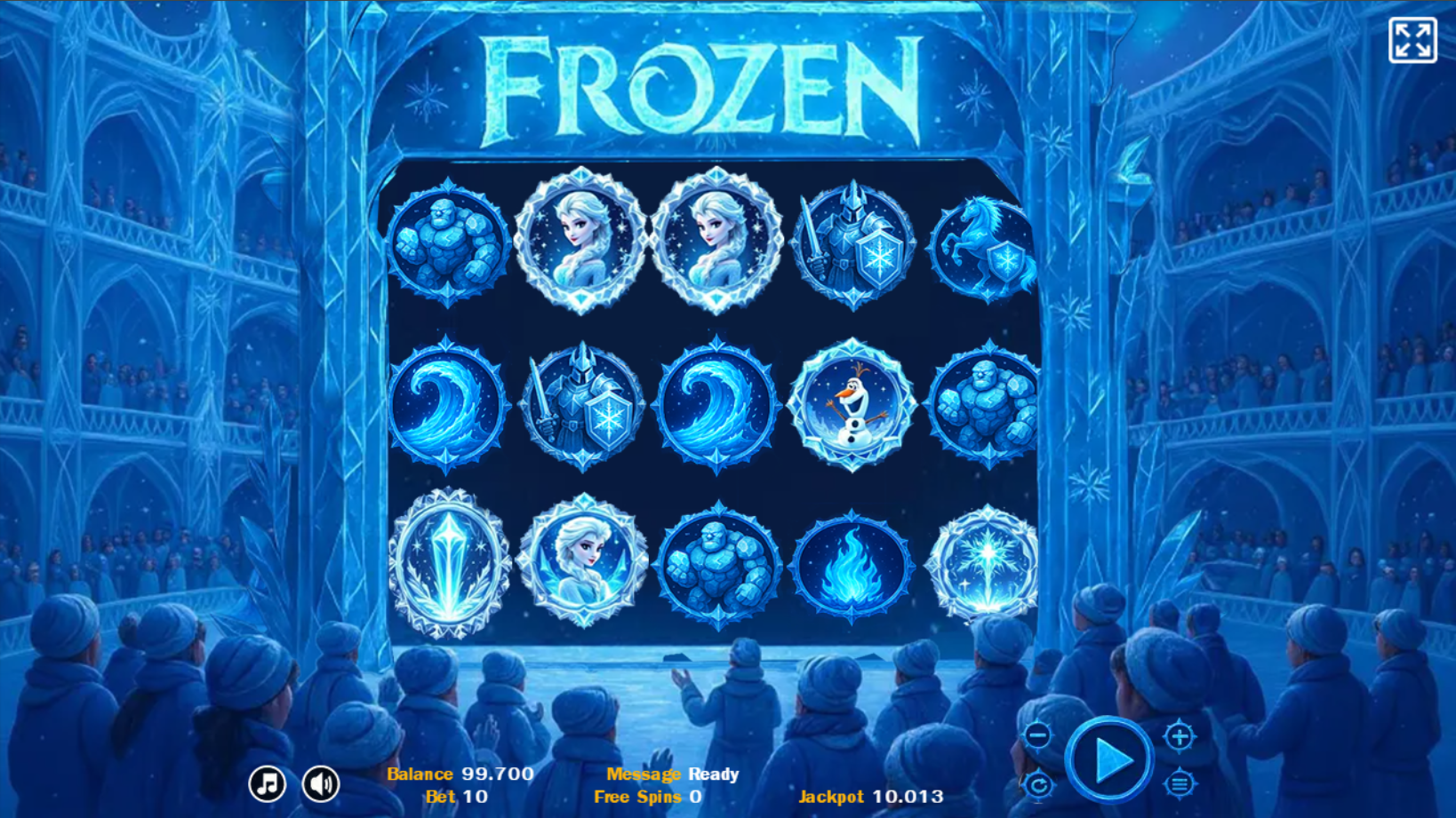 Slot Frozen gameplay preview